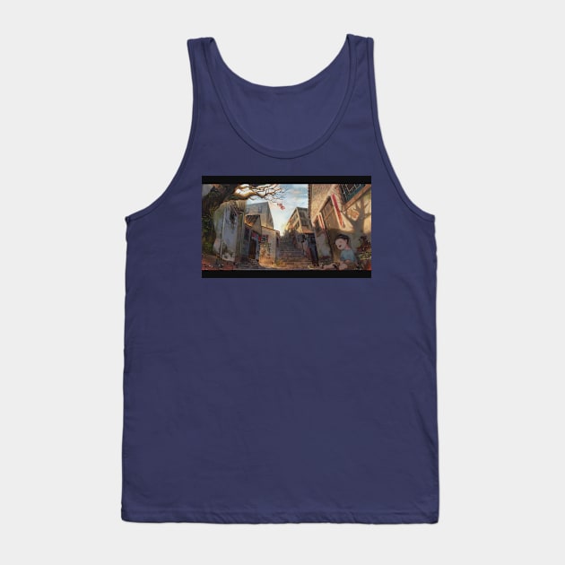 The alley Tank Top by Clivef Poire